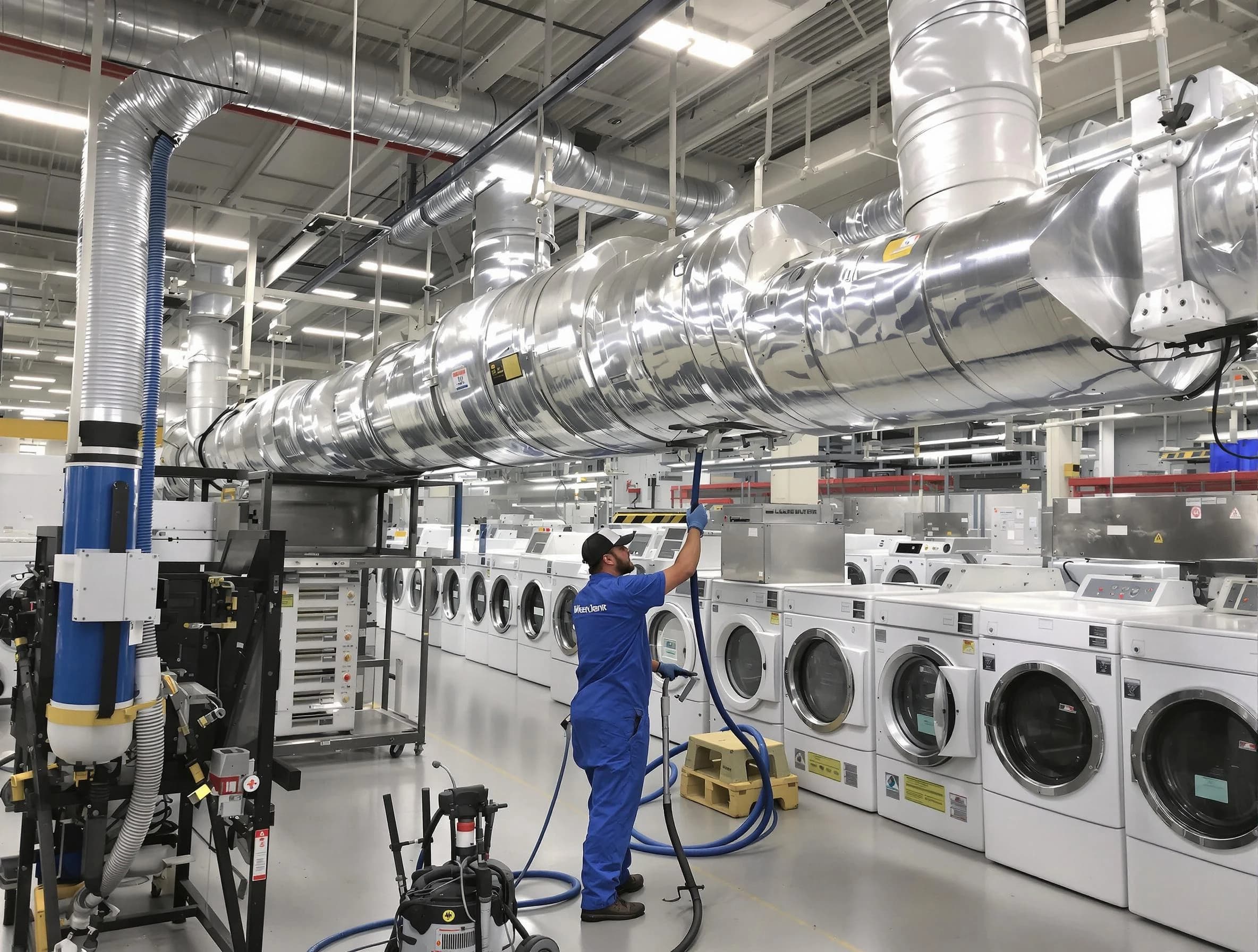 Lewisburg Dryer Vent Cleaning team performing heavy-duty industrial dryer vent cleaning in Lewisburg